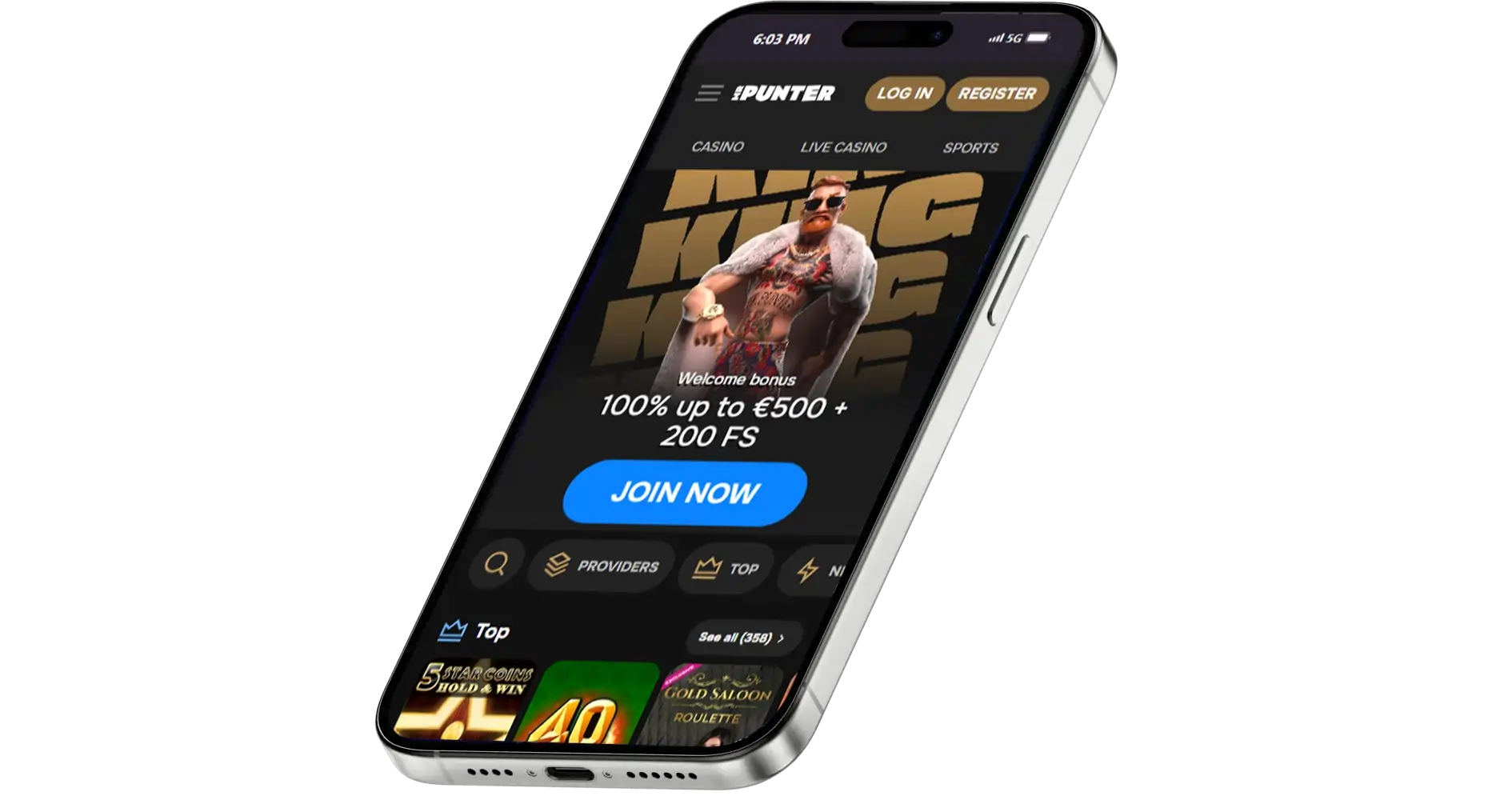 MrPunter Casino App-schermafbeelding